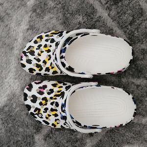 New Crocs Classic Leopard Print